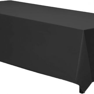Black Rectangular Tablecloth