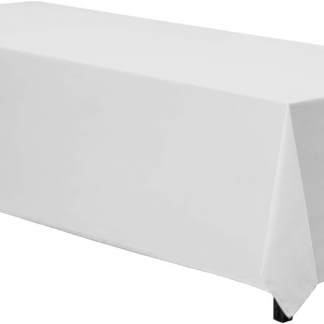 White Rectangular Tablecloth