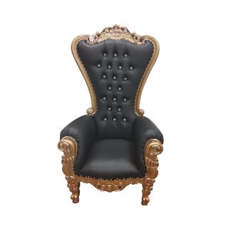 Black Throne Chair