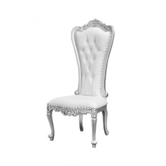 White Throne Chair